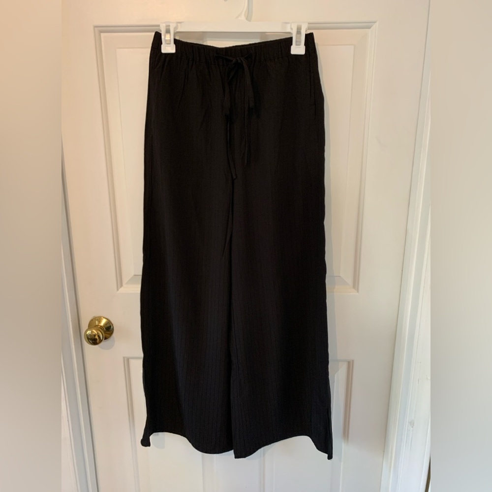 Carly Jean Los Angeles Black Wide Leg Pants